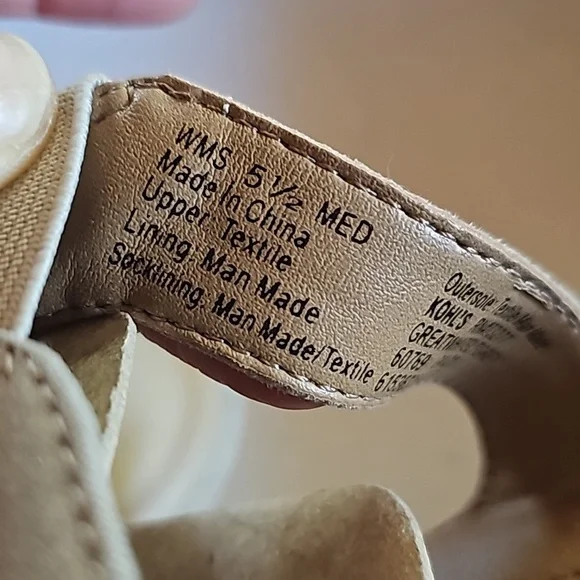 Sonoma Good For Life slingback, wedge sandal - Picture 9 of 10